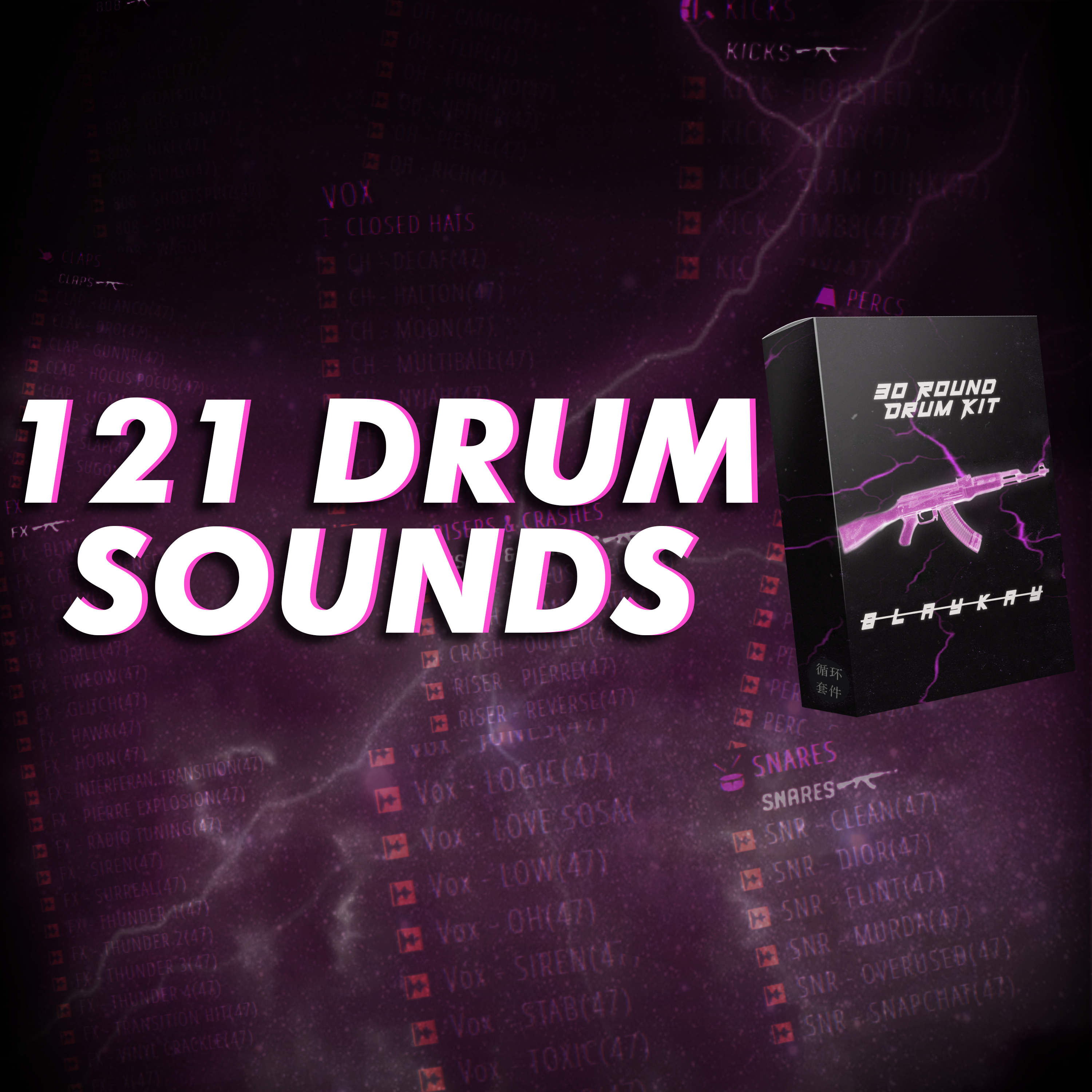 30 ROUND DRUM KIT